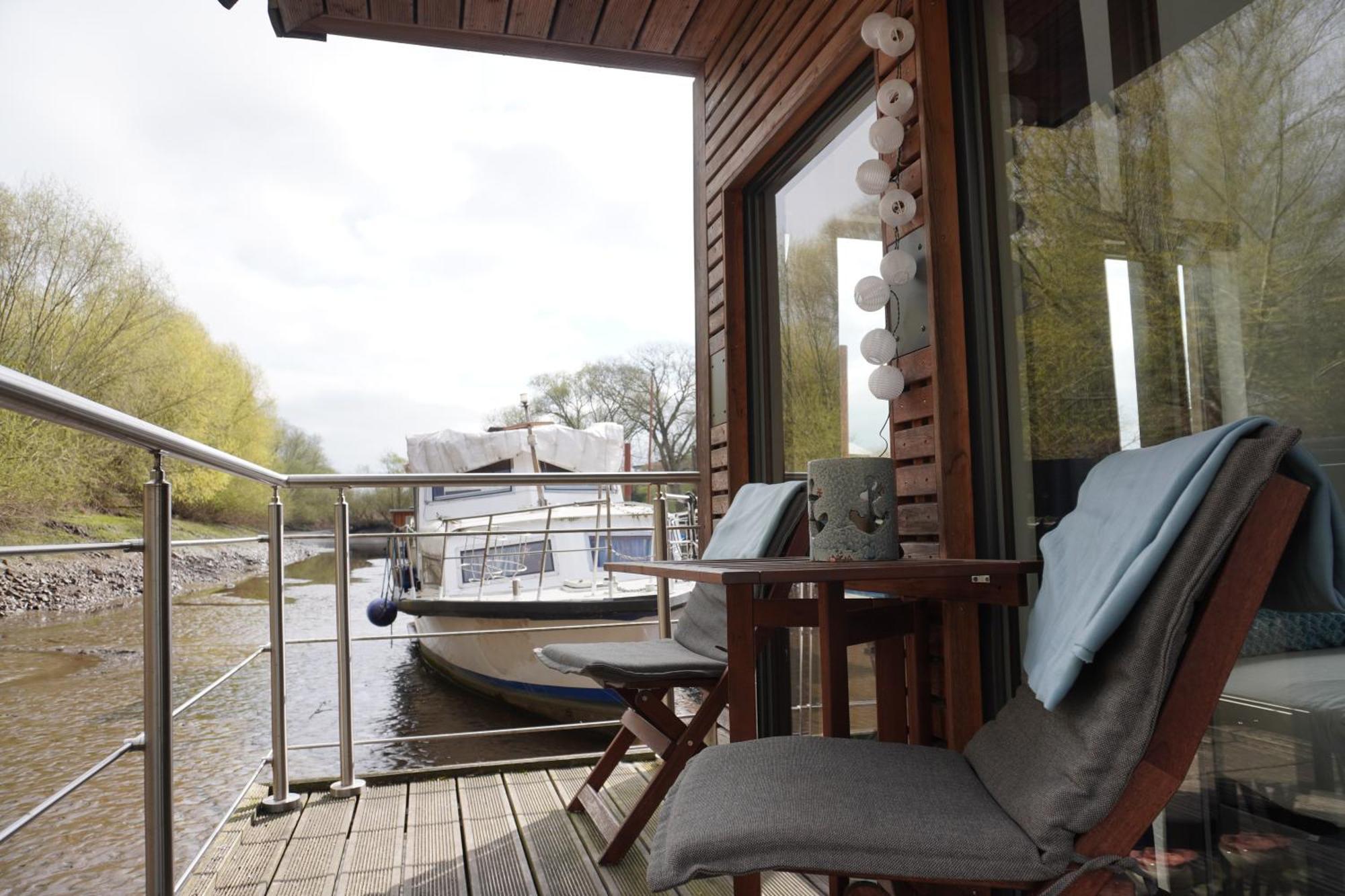 Villa Hausboot Stoeckte Winsen  Esterno foto